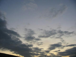 10月26日朝5時半ごろの空