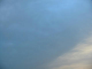 10月27日朝6時半ごろの空