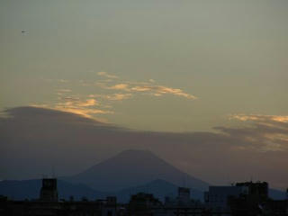 10月始めくらいの富士山